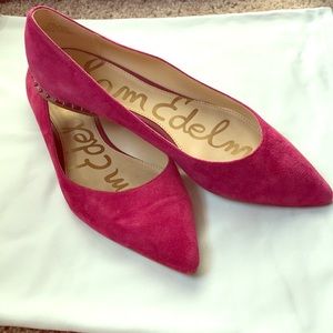 Pink Sam Edelman flats, size 8.5